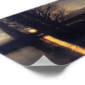 Moonrise – Stanisław Masłowski 1884 – Moon Poster (Ecke)