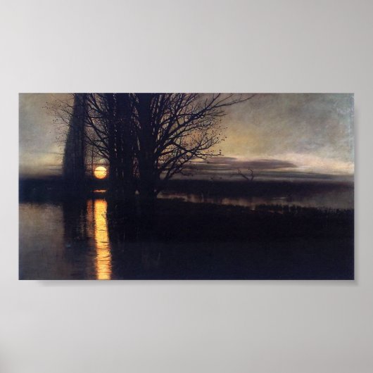Moonrise – Stanisław Masłowski 1884 – Moon Poster (Vorne)