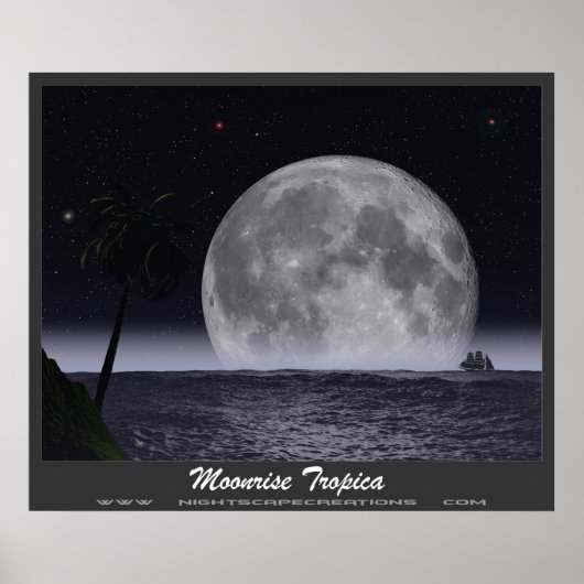 Moonrise Tropica Poster (Vorne)