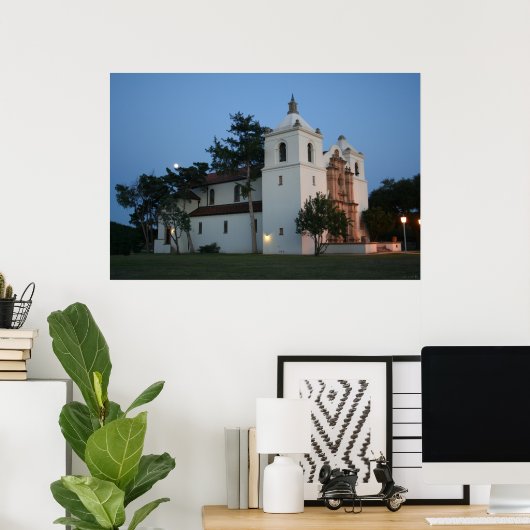 Moonrise über alte Mission Poster (Heimbüro)