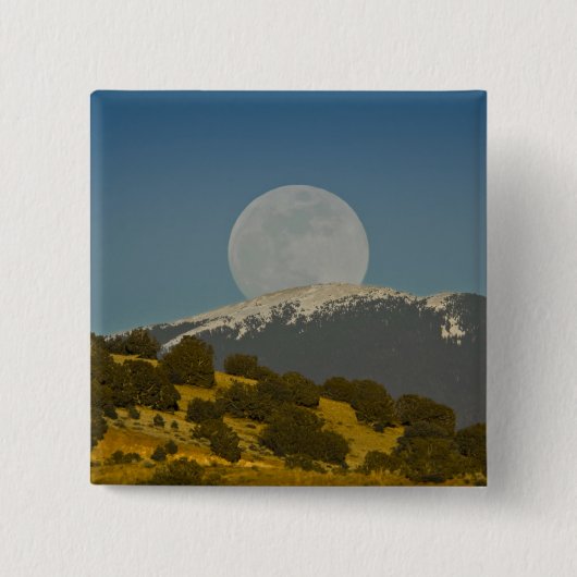 Moonrise über dem Berg Sangre de Cristo, Button (Vorderseite)