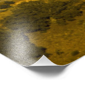 Moonrise über dem Sangre de Cristo, Fotodruck (Ecke)