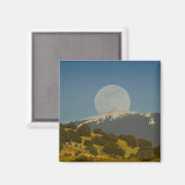 Moonrise über dem Sangre de Cristo, Magnet (Vorderseite/Rückseite)