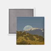 Moonrise über dem Sangre de Cristo, Magnet (Vorderseite/Rückseite)
