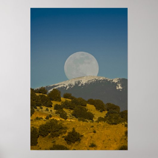 Moonrise über dem Sangre de Cristo, Poster (Vorne)