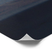 Moonrise über den Atlantik #4705 Print Poster (Ecke)