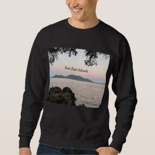 Moonrise über den San Juan Islands Sweatshirt