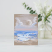 Moonrise über Myrtle Beach Postkarte (Stehend Vorderseite)