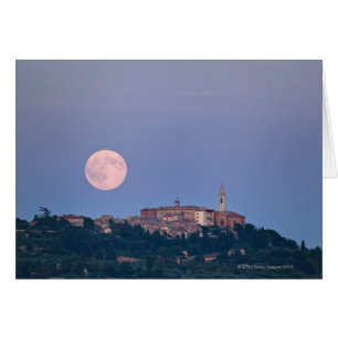Moonrise über Pienza