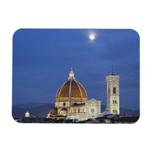 Moonrise und Florenz-Kathedrale, Basilika di Magnet