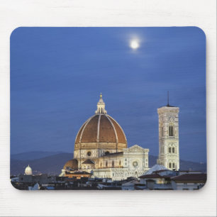 Moonrise und Florenz-Kathedrale, Basilika di Mousepad