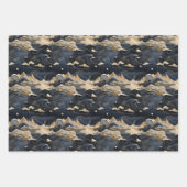 Moon's Journey: 3D Night Sky Design Geschenkpapier Set (Vorderseite 2)