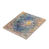 Moon's Journey Through Ethereal Clouds Fliese (Seite)