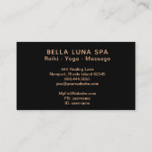 *~* Moons Mondkosmos-Mond UniversumShaman Visitenkarte (Rückseite)