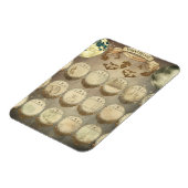 Moon's Mystique - Antiquitätenphasen des Mondes Ca Magnet (Linke Seite)