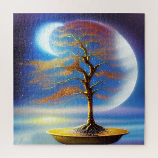 Moonscape bonsai puzzle (Vertikal)