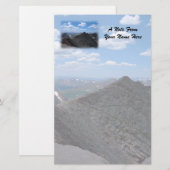 Moonscape Colorado Rocky Mountains Briefpapier (Vorne/Hinten)