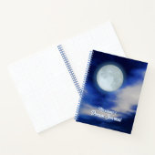 Moonscape im Moonlit Clouds Dream Journal Notizblock (Innenseite)
