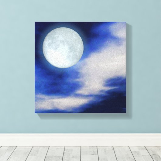 Moonscape Leinwanddruck (Insitu (Holzboden))