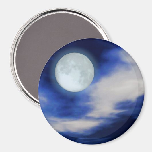 Moonscape Magnet (Vorderseite/Rückseite)