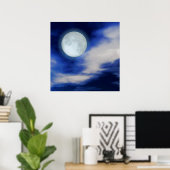 Moonscape Poster (Heimbüro)