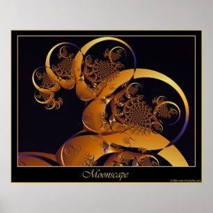 Moonscape-Poster Poster