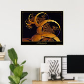 Moonscape-Poster Poster (Heimbüro)