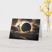 Moonshadow Gruß-Karte Karte (Gelbe Blume)