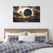 "Moonshadow" Wrapped Canvas Leinwanddruck (Insitu (Schlafzimmer))