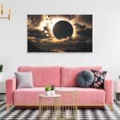 "Moonshadow" Wrapped Canvas Leinwanddruck (Insitu (Wohnzimmer))