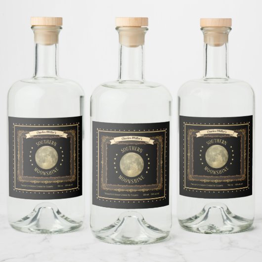 Moonshine (anpassbar) Liquor Flaschen Etiketten (Flaschen)