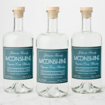 Moonshine Aquamarin und weiß