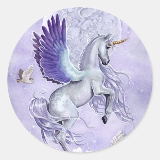 Moonshine-Aufkleber Runder Aufkleber (Vorderseite)