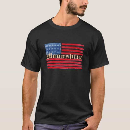 Moonshine | Ein amerikanischer Original-T - Shirt (Vorderseite)