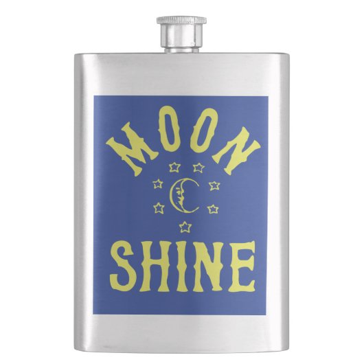 MOONSHINE-Flasche Lustig Flachmann (Vorderseite)