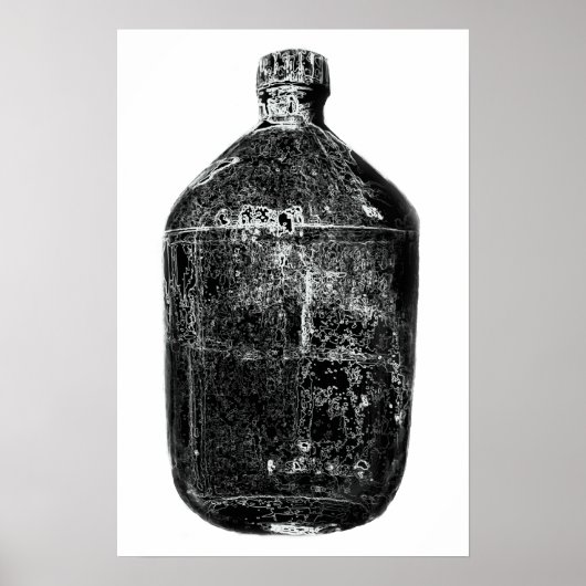 Moonshine Flasche Poster (Vorne)