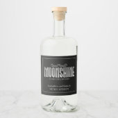Moonshine Food and Beverage Label Set Alkoholflaschenetikett (Vorderseite)