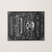 Moonshine Hillbilly Medicine Vintag Custom Gray Puzzle (Horizontal)