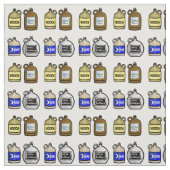 Moonshine Jugs Fabric Stoff (Muster)