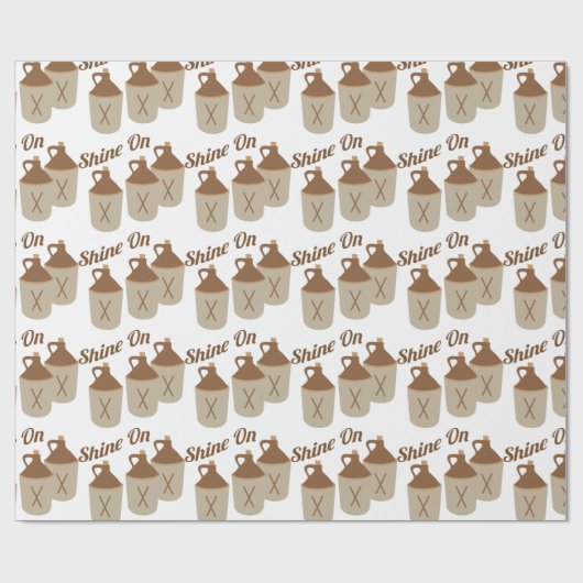 Moonshine Jugs Geschenkpapier (Flach)