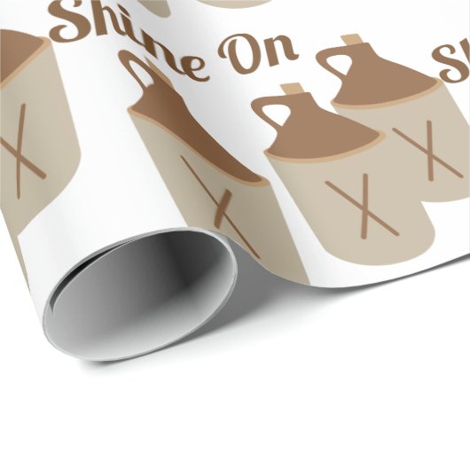 Moonshine Jugs Geschenkpapier (Rolleneckpunkt)