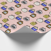 Moonshine Jugs Wrapping Paper Geschenkpapier (Ecke)