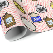 Moonshine Jugs Wrapping Paper Geschenkpapier (Rolleneckpunkt)