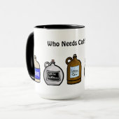 Moonshine-Namen auf Jugs Coffee Tasse (Vorderseite Links)