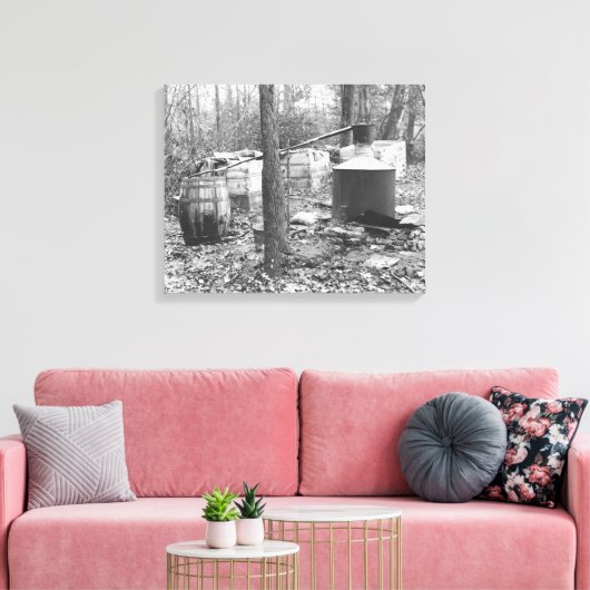 Moonshine noch im Wald, 1931 Leinwanddruck (Insitu (Wohnzimmer))