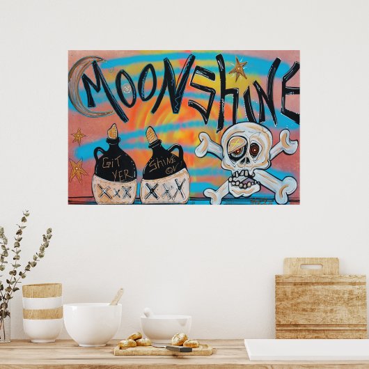 Moonshine Posters Poster (Küche)