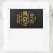 Moonshine Rechteckiger Aufkleber (Tasche)