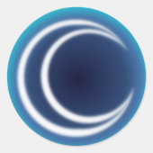 MoonShine Runder Aufkleber (Vorderseite)