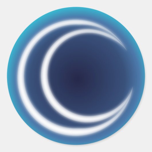 MoonShine Runder Aufkleber (Vorderseite)