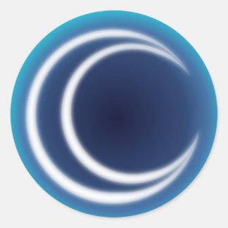 MoonShine Runder Aufkleber